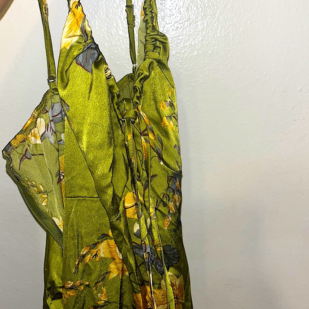 SHEIN , size medium , never worn , satin cami dress with slit on side